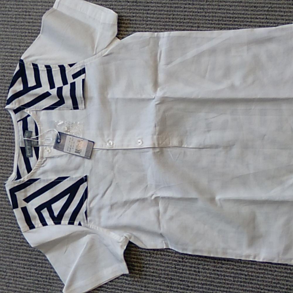 NWT Pompomme boys size 8 dress shirt